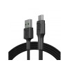 Green Cell KABGC20 USB cable USB 2.0 1.2 m USB A Micro-USB B Black