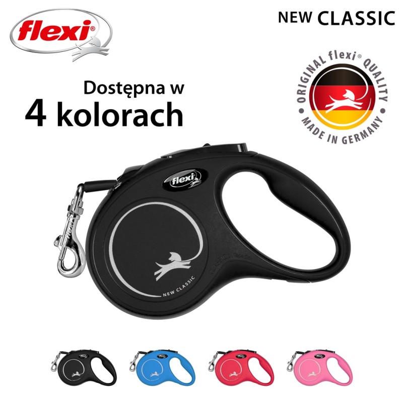 Flexi New CLASSIC 5 m Black Dog Retractable lead Flexi New CLASSIC 5 m Black Dog Retractable lead