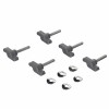 Round aluminium shower stool Round aluminium shower stool