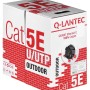 Q-LANTEC KIU5OUTS305Q networking cable 305 m Cat5e U/UTP (UTP) Black