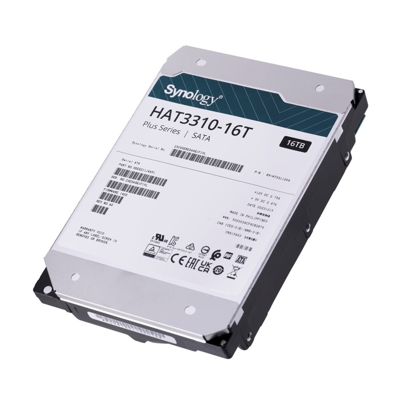 Synology HAT3310-16T internal hard drive 3.5 Synology HAT3310-16T internal hard drive 3.5