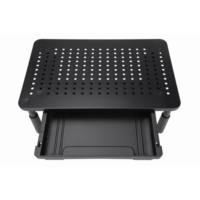 Gembird MS-TABLE-D-01 Adjustable monitor stand with drawer (rectangle)
