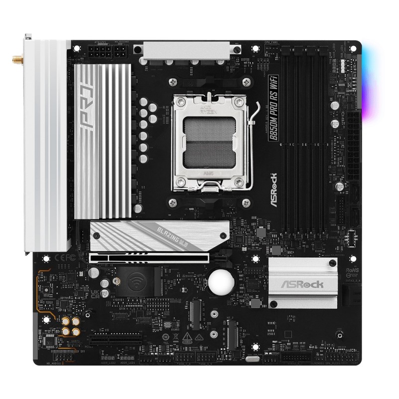Asrock B850M Pro RS WiFi AMD B850 Socket AM5 micro ATX Asrock B850M Pro RS WiFi AMD B850 Socket AM5 micro ATX