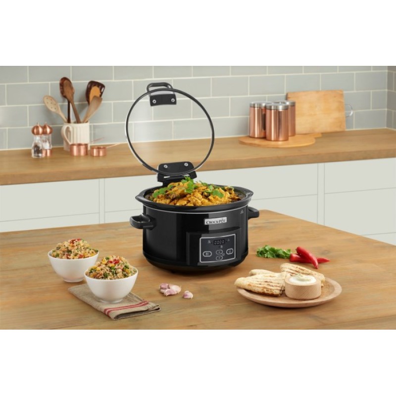 Crock-Pot CSC052X slow cooker 4.7 L Black, Silver Crock-Pot CSC052X slow cooker 4.7 L Black, Silver