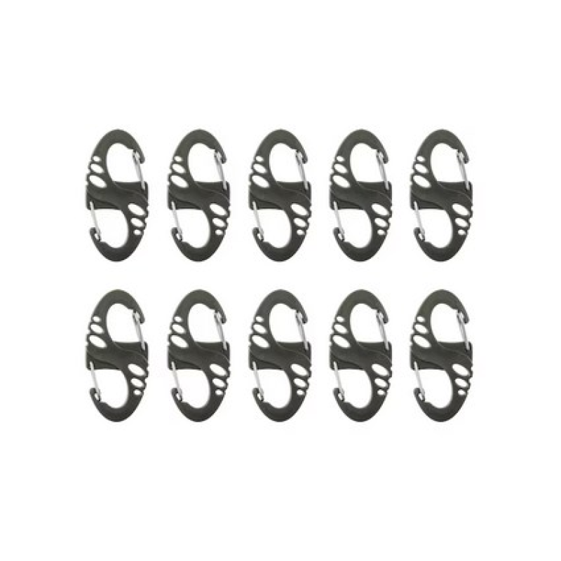 Mil-Tec S-Hook snap hook set - Green Mil-Tec S-Hook snap hook set - Green