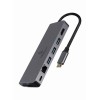 Gembird A-CM-COMBO5-05 USB Type-C 5-in-1 multi-port adapter (Hub + HDMI + PD + card reader + LAN) Gembird A-CM-COMBO5-05 USB Type-C 5-in-1 multi-port adapter (Hub + HDMI + PD + card reader + LAN)