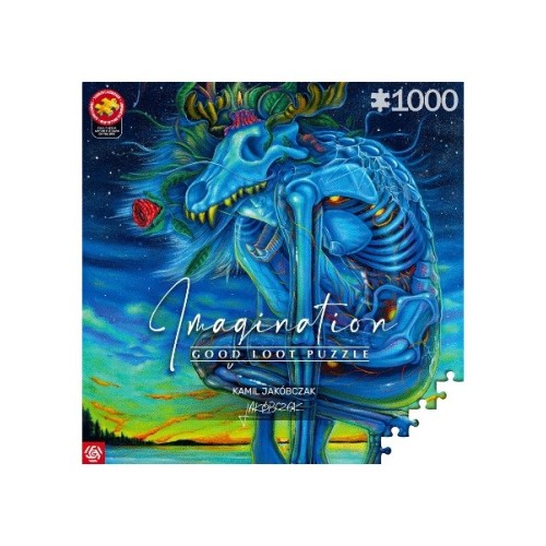 Puzzle Good Loot Imagination - Kamil Jakóbczak: White Wolf 1000 pc(s) Puzzle Good Loot Imagination - Kamil Jakóbczak: White Wolf 1000 pc(s)