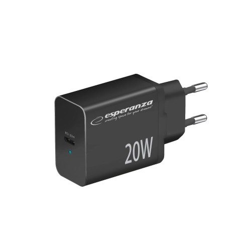 Esperanza EZC104K mains charger 20W Black Esperanza EZC104K mains charger 20W Black