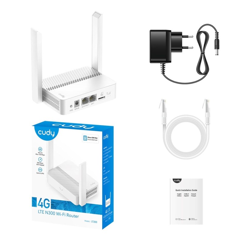 Router Tenda 4G185 V4.0 4G LTE Mobile WiFi 6 Router Tenda 4G185 V4.0 4G LTE Mobile WiFi 6