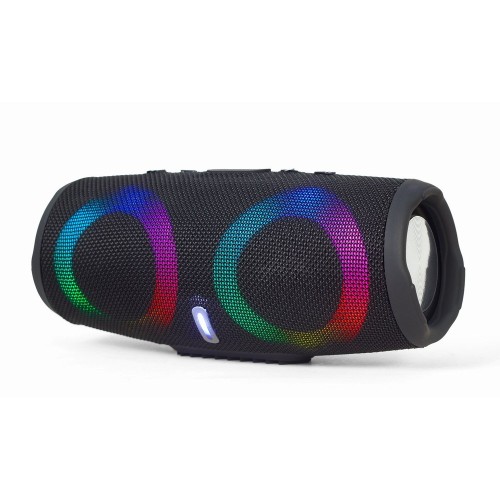 Gembird SPK-BT-LED-02 portable/party speaker Mono portable speaker Black 10 W