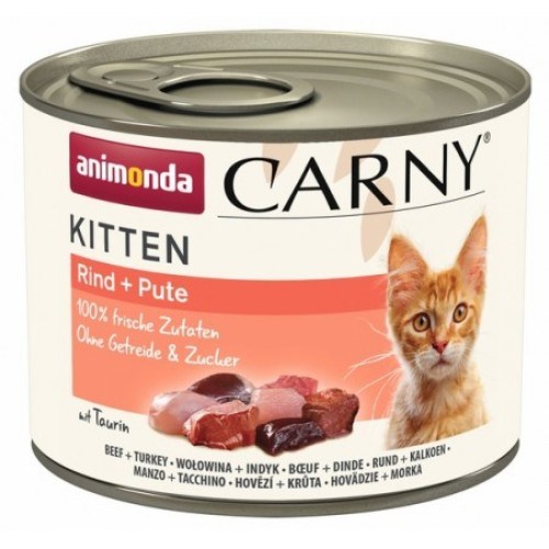 ANIMONDA Carny Kitten Beef with turkey - wet cat food - 200g ANIMONDA Carny Kitten Beef with turkey - wet cat food - 200g