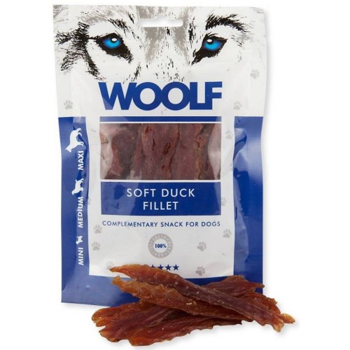 WOOLF Soft Duck Fillet - dog treat - 100 g WOOLF Soft Duck Fillet - dog treat - 100 g
