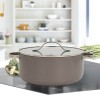 Casserole with lid MAESTRO MR-4009 (MR-4009-18) 18 cm 1,9 l Grey