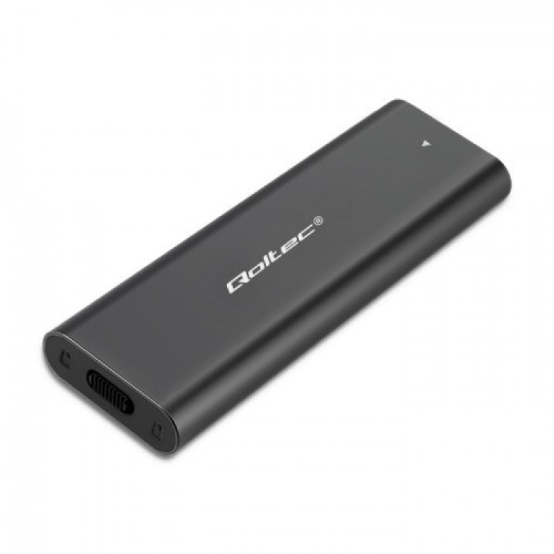 Qoltec 50312 storage drive enclosure SSD enclosure Black M.2 Qoltec 50312 storage drive enclosure SSD enclosure Black M.2