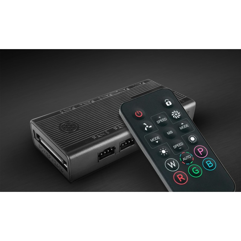 Mars Gaming MFSI4KIT computer cooling system Computer case Fan 12 cm Black