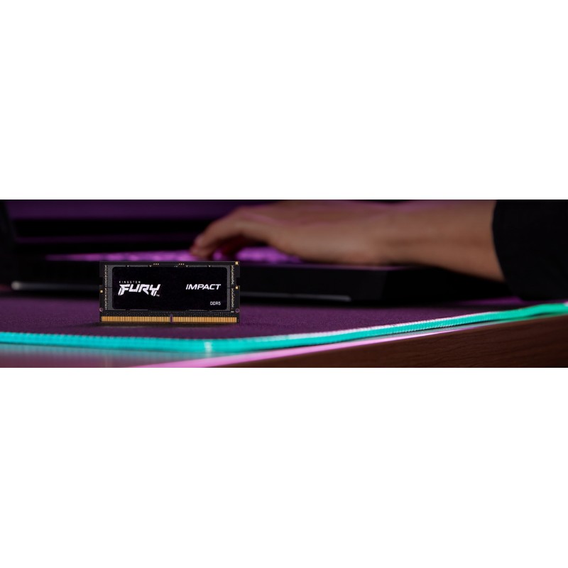 Kingston Technology FURY Impact Black memory module 16 GB 1 x 16 GB DDR5 2400 MHz Kingston Technology FURY Impact Black memory module 16 GB 1 x 16 GB DDR5 2400 MHz