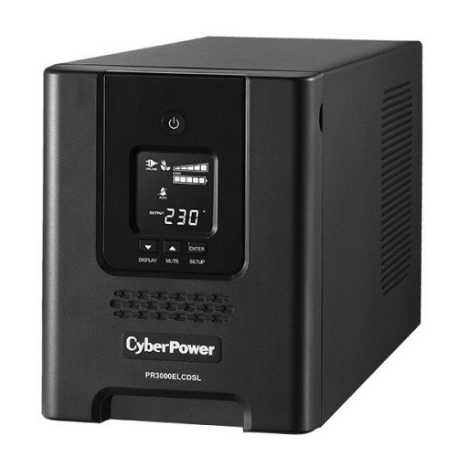 CyberPower PR3000ELCDSL uninterruptible power supply (UPS) Line-Interactive 3 kVA 2700 W 9 AC outlet(s) CyberPower PR3000ELCDSL uninterruptible power supply (UPS) Line-Interactive 3 kVA 2700 W 9 AC outlet(s)