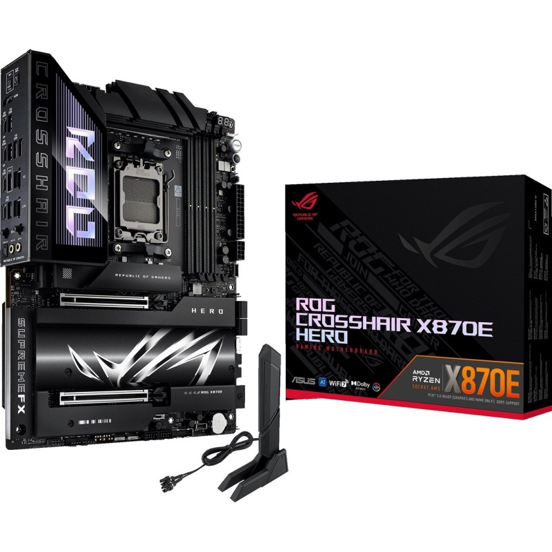 ASUS ROG CROSSHAIR X870E HERO AMD X870E Socket AM5 ATX