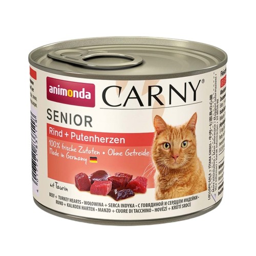 Animonda Carny Senior Beef and turkey hearts 200 g
