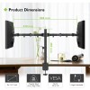 Techly ICA-LCD 382-D monitor mount / stand 68.6 cm (27