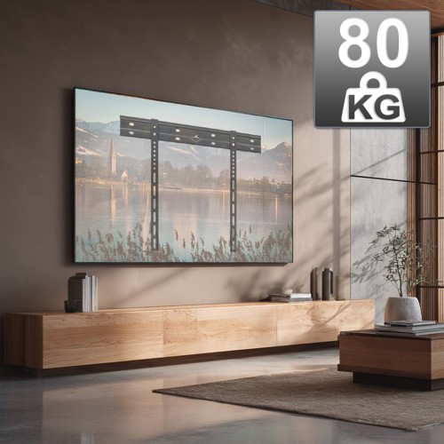 Maclean ultra flat wall mount for TV, 40-85 Maclean ultra flat wall mount for TV, 40-85