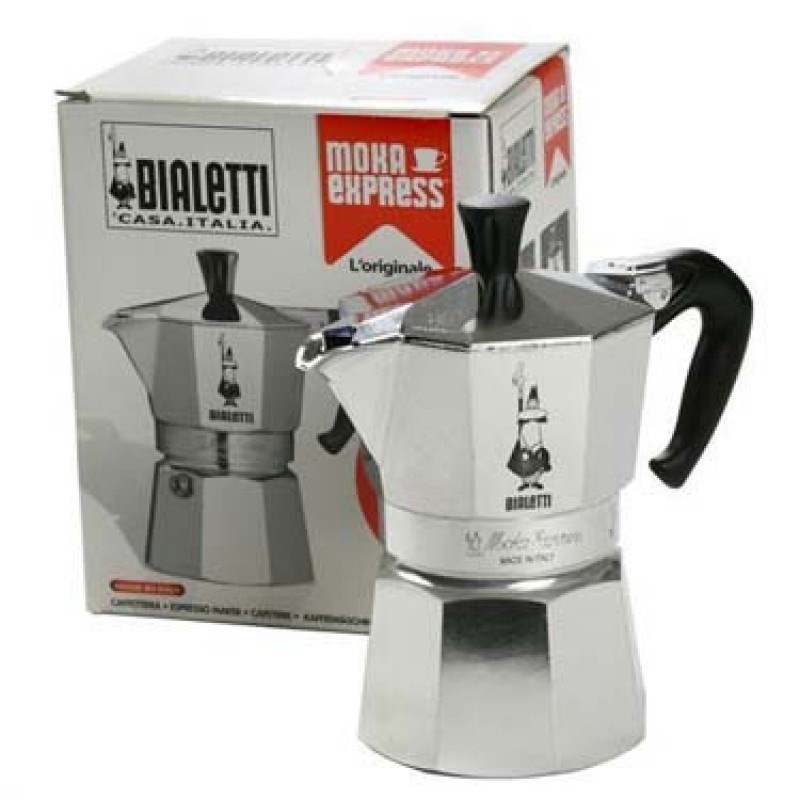 Bialetti Moka Express Moka pot 0.775 L Aluminium, Black Bialetti Moka Express Moka pot 0.775 L Aluminium, Black