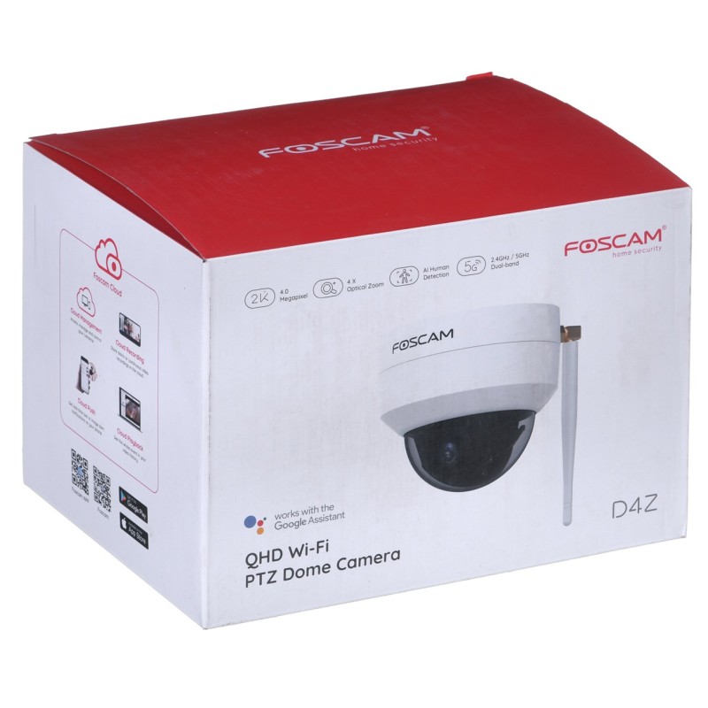 Foscam D4Z Bulb IP security camera Indoor & outdoor 2304 x 1536 pixels Ceiling