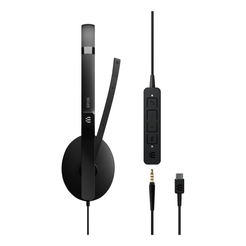 EPOS ADAPT 165 USB-C II Headset Wired Headband Office/Call Centre USB Type-C Black EPOS ADAPT 165 USB-C II Headset Wired Headband Office/Call Centre USB Type-C Black