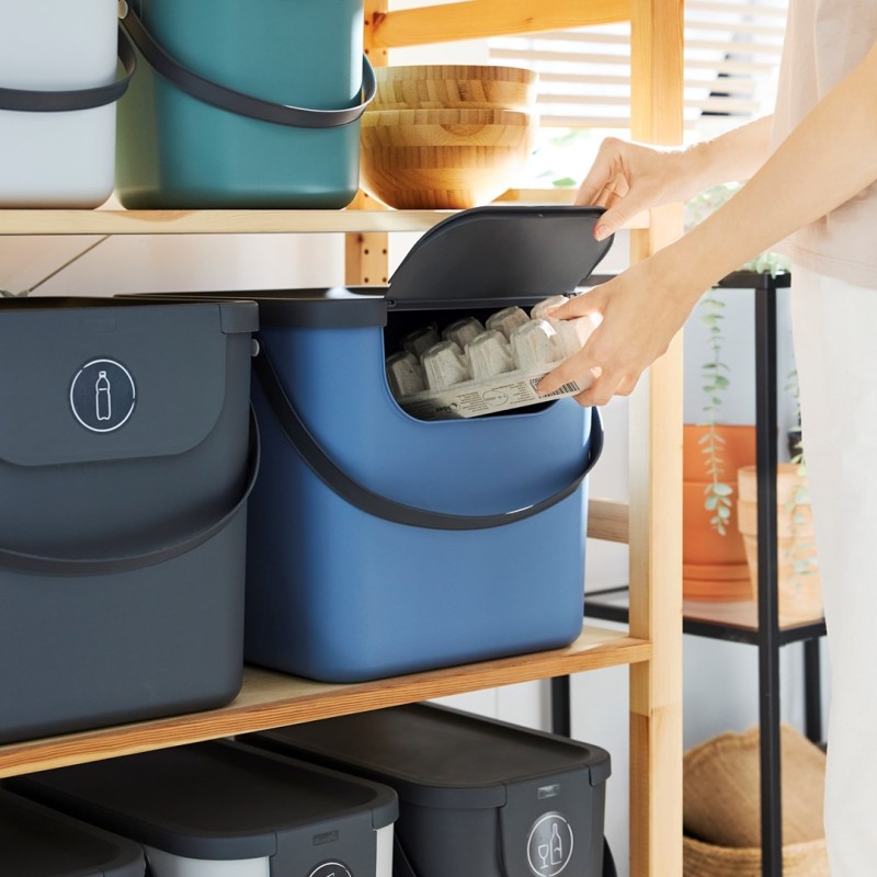ROTHO Albula Blue - waste sorting container - 25l ROTHO Albula Blue - waste sorting container - 25l