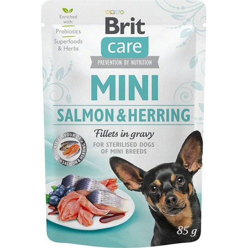 BRIT Care Mini Salmon&Herring Sterilised - Wet dog food - 85 g BRIT Care Mini Salmon&Herring Sterilised - Wet dog food - 85 g