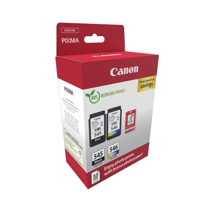 Canon 8287B008 ink cartridge 2 pc(s) Original Black, Cyan, Magenta, Yellow Canon 8287B008 ink cartridge 2 pc(s) Original Black, Cyan, Magenta, Yellow
