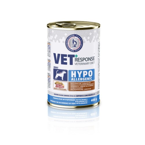 VET RESPONSE Hypoallergenic Duck - wet dog food - 400g VET RESPONSE Hypoallergenic Duck - wet dog food - 400g
