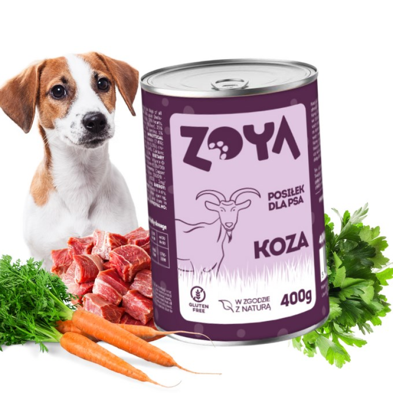 ZOYA Goat - wet dog food - 400g ZOYA Goat - wet dog food - 400g