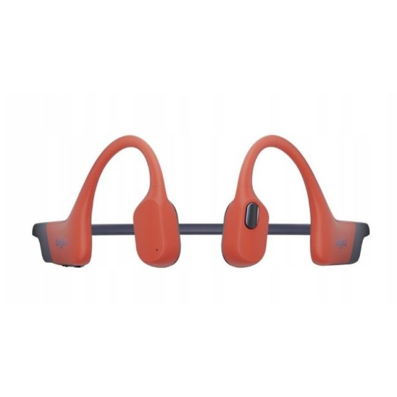 Shokz OpenSwim Pro Red wireless bone conduction headphones