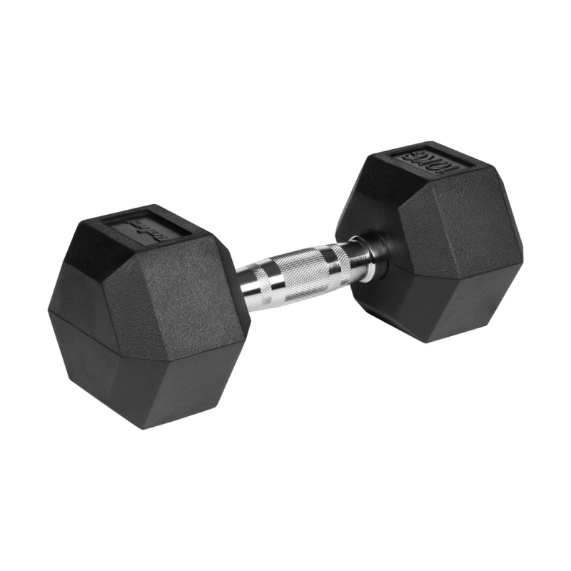 REBEL ACTIVE Hantle żeliwne gumowane 2x10 kg