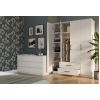 Topeshop ROMANA 160 BIEL KPLB bedroom wardrobe/closet 11 shelves 4 door(s) White Topeshop ROMANA 160 BIEL KPLB bedroom wardrobe/closet 11 shelves 4 door(s) White
