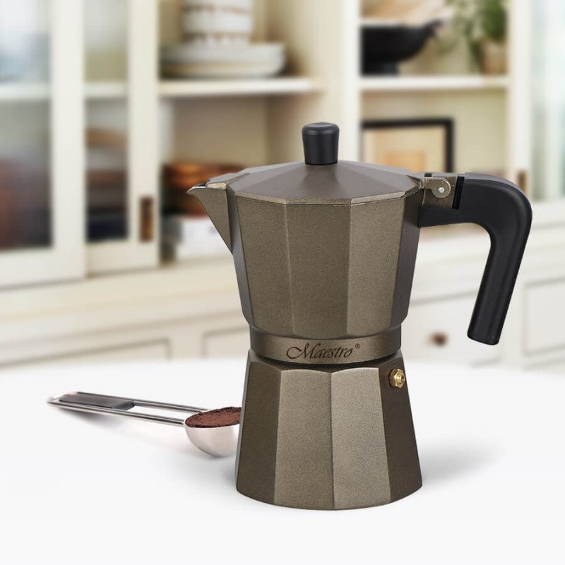Maestro 6 cup coffee machine MR-1666-6-BROWN brown Maestro 6 cup coffee machine MR-1666-6-BROWN brown