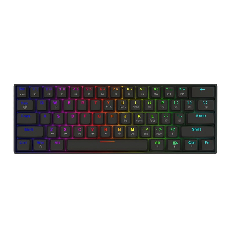 Savio BLACKOUT X2 RED keyboard Gaming USB QWERTY US International Black Savio BLACKOUT X2 RED keyboard Gaming USB QWERTY US International Black