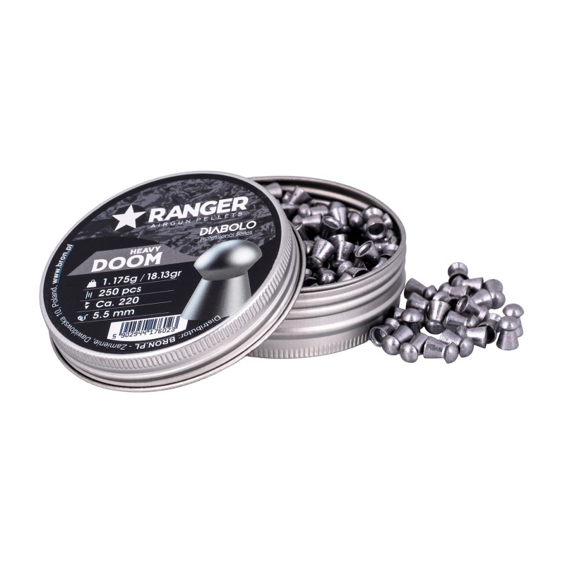 5,5 mm RANGER Diabolo Professional Doom shotgun 250 pcs. 5,5 mm RANGER Diabolo Professional Doom shotgun 250 pcs.