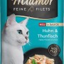 MIAMOR Fine Filets Chicken with tuna in sauce - wet cat food - 100g