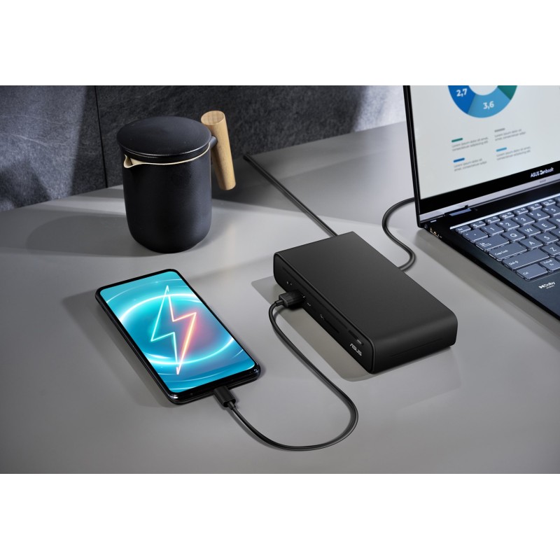 ASUS Triple Display USB-C Dock Duo DC301 Wired Black