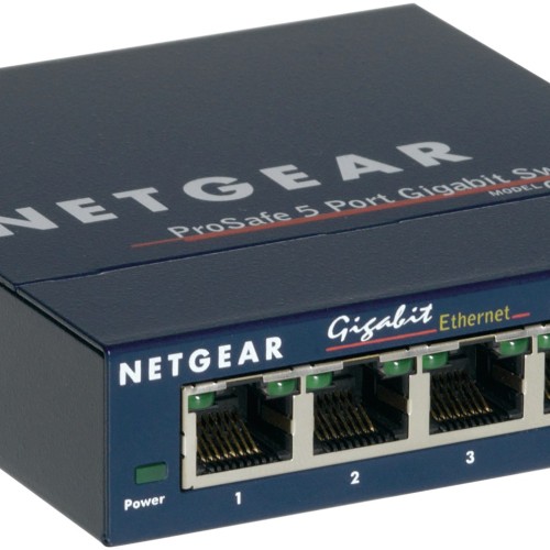 NETGEAR GS105 Unmanaged Gigabit Ethernet (10/100/1000) Blue