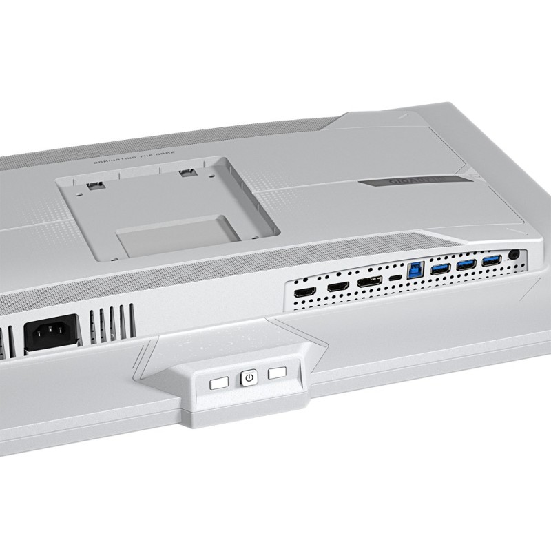 GIGABYTE M27UP ICE 27” 4K UHD Gaming Monitor - Dual Mode (4K 160Hz or FHD 320Hz), 3840 x 2160, 1ms, 350 cd/m², FreeSync Premium, DisplayHDR400, HDMI 2.1, Displayport 1.4