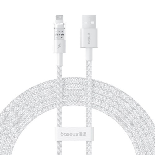 Baseus Gem USB to IP 2.4A fast charging cable 2 m White Baseus Gem USB to IP 2.4A fast charging cable 2 m White