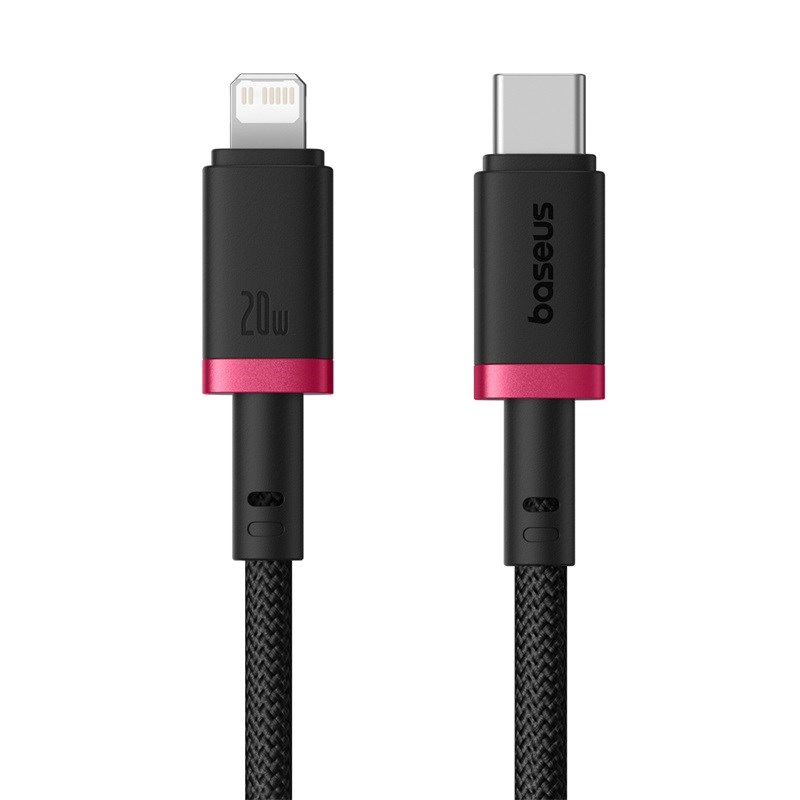 Baseus Dura Type C fast charging cable for iP 20 W 1 m Black, Red Baseus Dura Type C fast charging cable for iP 20 W 1 m Black, Red