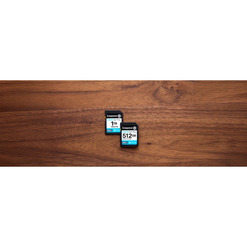 Kingston Technology Canvas Go! Plus 512GB SDXC Canvas Go Plus Gen4 200MB/s C10 UHS-I U3 V30