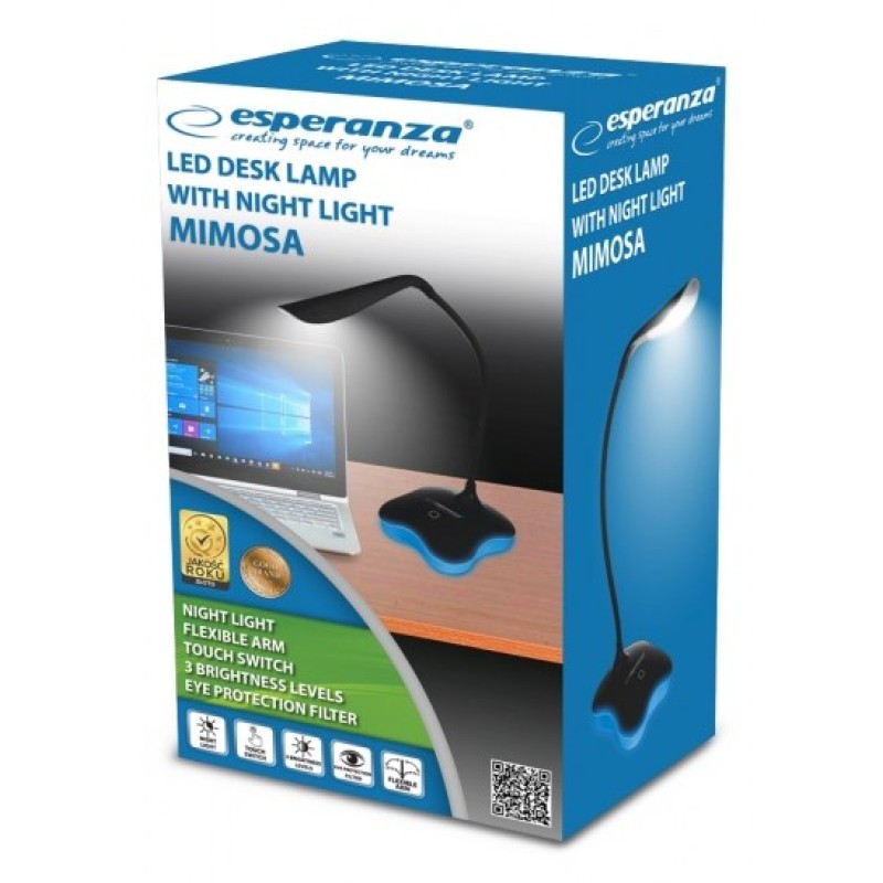 Esperanza ELD105K Black LED desk lamp Esperanza ELD105K Black LED desk lamp