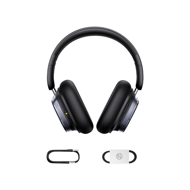 Baseus Bowie H1s Noise-cancelling wireless headphones Black Baseus Bowie H1s Noise-cancelling wireless headphones Black