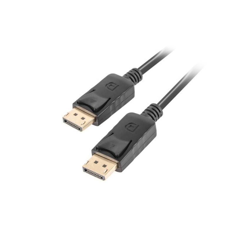Lanberg CA-DPDP-10CC-0030-BK DisplayPort cable 3 m Black Lanberg CA-DPDP-10CC-0030-BK DisplayPort cable 3 m Black