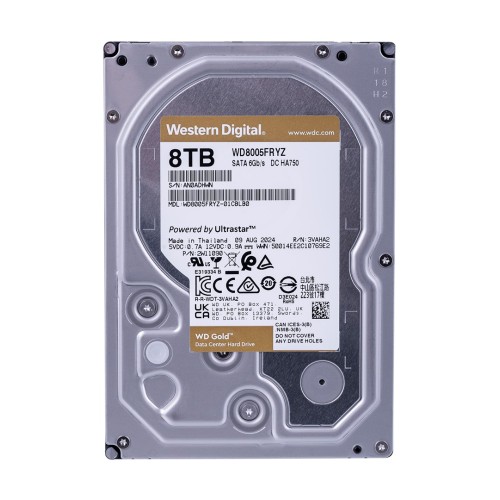 Western Digital Gold WD8005FRYZ internal hard drive 3.5 Western Digital Gold WD8005FRYZ internal hard drive 3.5